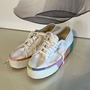 Superga platform shoes